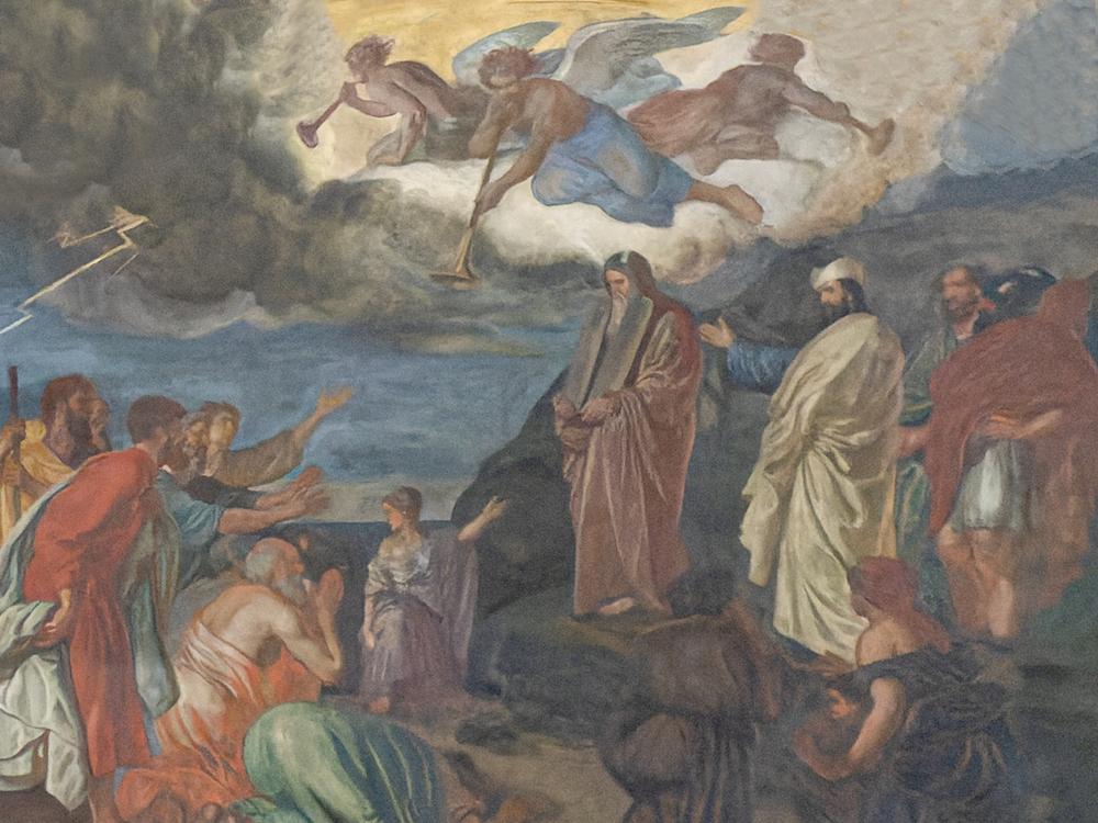 Mose auf dem Sinai in der Pfarre Schottenfeld