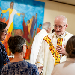 Weihe Altarbild AKH / Erzdiözese Wien/ Schönlaub, Stephan Schönlaub