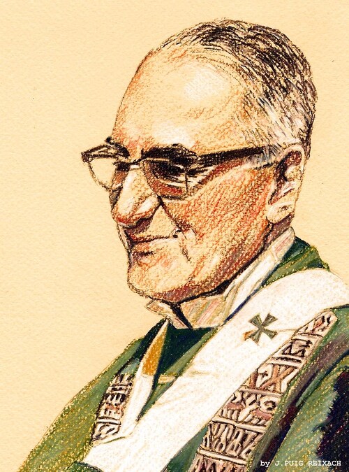 Zeichnung Oscar Romero